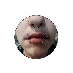 mouth curation piercing by Val the Impaler at Manchester tattoo and piercing company