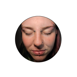 facial piercing curation by Val the Impaler at Manchester tattoo and piercing company