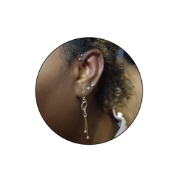 ear curation by Val the Impaler at Manchester tattoo and piercing company